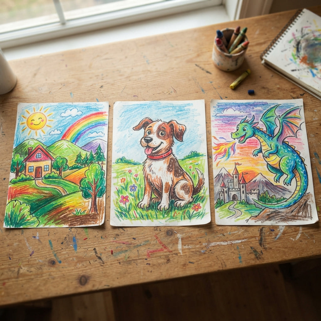 Three Drawings from Lily