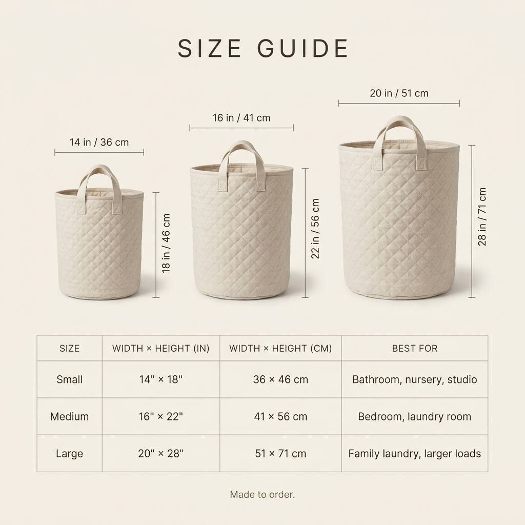 Quilted Laundry Basket - Hippie Style
