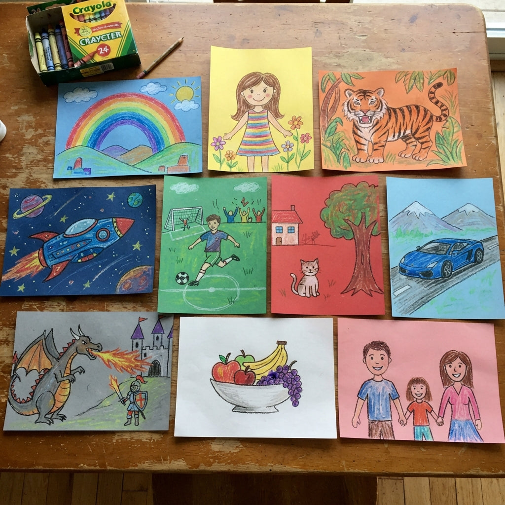 Ten Drawings from Lily