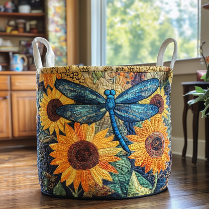 Quilted Laundry Basket - Butterfly