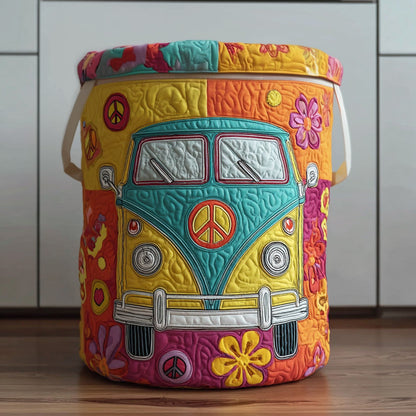 Quilted Laundry Basket - Hippie Style