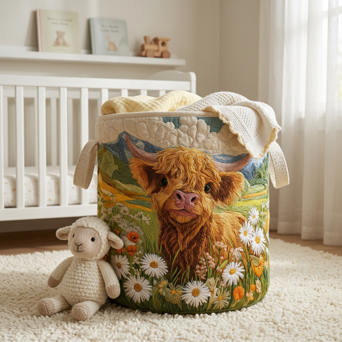 Quilted Laundry Basket - Blooming Highlands